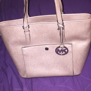 Michael Kors rose gold purse
